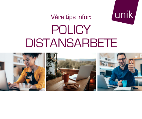 Policy distansarbete